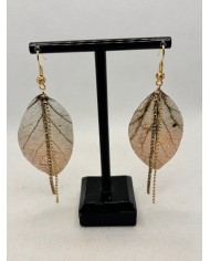 EDICIÓN LIMITADA pendientes artesanos de hoja natural