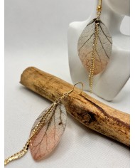 EDICIÓN LIMITADA pendientes artesanos de hoja natural