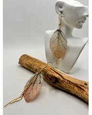 EDICIÓN LIMITADA pendientes artesanos de hoja natural