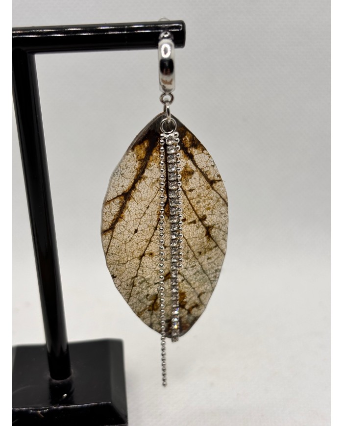 EDICIÓN LIMITADA pendientes artesanos de hoja natural