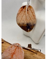 EDICIÓN LIMITADA  pendientes artesanos de hoja natural