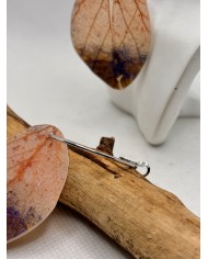 EDICIÓN LIMITADA  pendientes artesanos de hoja natural