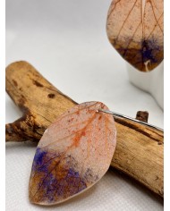 EDICIÓN LIMITADA  pendientes artesanos de hoja natural