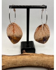 EDICIÓN LIMITADA  pendientes artesanos de hoja natural