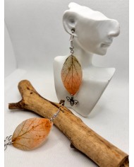 EDICIÓN LIMITADA pendientes artesanos de hoja natural