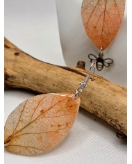 EDICIÓN LIMITADA pendientes artesanos de hoja natural