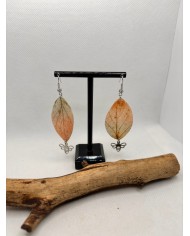 EDICIÓN LIMITADA pendientes artesanos de hoja natural