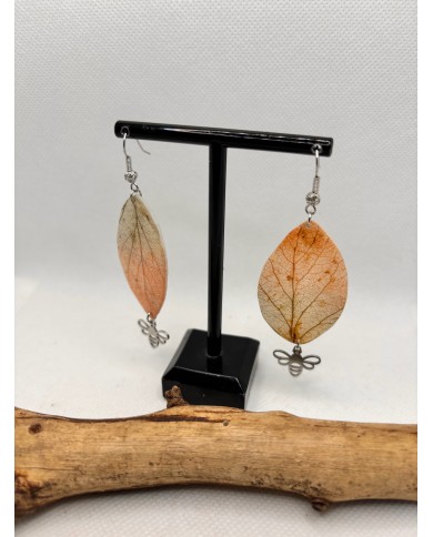 EDICIÓN LIMITADA pendientes artesanos de hoja natural