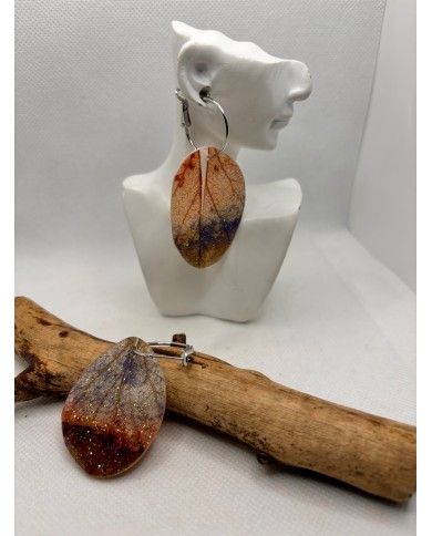 EDICIÓN LIMITADA pendientes de hoja natural