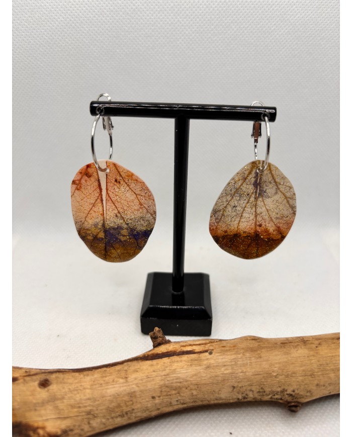 EDICIÓN LIMITADA pendientes de hoja natural