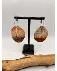 EDICIÓN LIMITADA pendientes artesanos de hoja natural