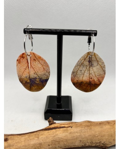 EDICIÓN LIMITADA pendientes de hoja natural