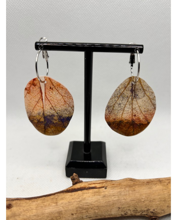 EDICIÓN LIMITADA pendientes de hoja natural