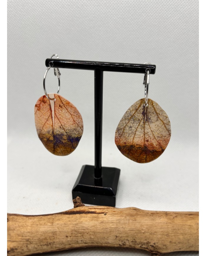 EDICIÓN LIMITADA pendientes de hoja natural