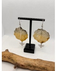 PENDIENTES DE CRISTAL MARINO artesanos