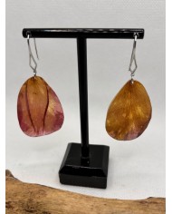 EDICIÓN LIMITADA pendientes artesanos de hoja natural