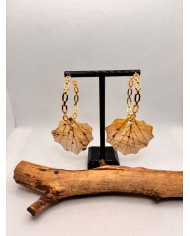 EDICIÓN LIMITADA pendientes artesanos de hoja natural