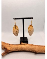 EDICIÓN LIMITADA pendientes artesanos de hoja natural