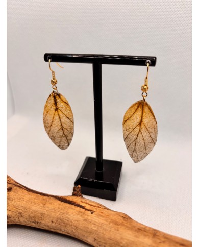 EDICIÓN LIMITADA pendientes artesanos de hoja natural