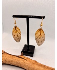 EDICIÓN LIMITADA pendientes artesanos de hoja natural
