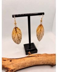EDICIÓN LIMITADA pendientes artesanos de hoja natural