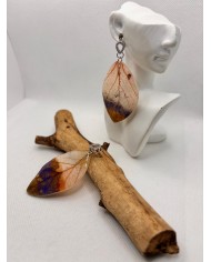 EDICIÓN LIMITADA pendientes artesanos de hoja natural