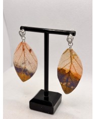 EDICIÓN LIMITADA pendientes artesanos de hoja natural