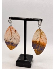 EDICIÓN LIMITADA pendientes artesanos de hoja natural