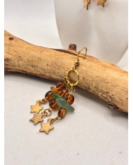 PENDIENTES DE CRISTAL MARINO artesanos