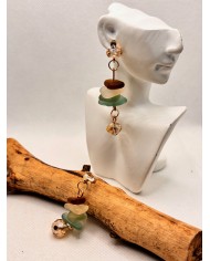 PENDIENTES DE CRISTAL MARINO O LÁGRIMAS DE SIRENA