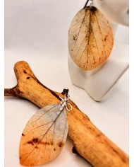 EDICIÓN LIMITADA pendientes artesanos de hoja natural