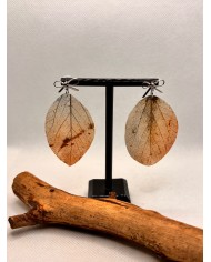 EDICIÓN LIMITADA pendientes artesanos de hoja natural
