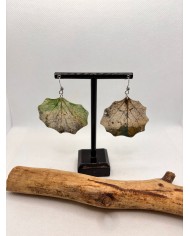 EDICIÓN LIMITADA pendientes de hoja natural artesanos