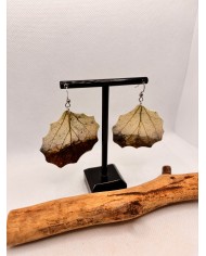 EDICIÓN LIMITADA pendientes artesanos de hoja natural
