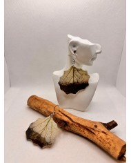 EDICIÓN LIMITADA pendientes artesanos de hoja natural