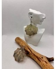 EDICIÓN LIMITADA pendientes artesanos de hoja natural
