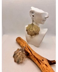 EDICIÓN LIMITADA pendientes artesanos de hoja natural