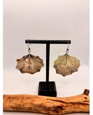 EDICIÓN LIMITADA pendientes artesanos de hoja natural