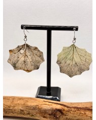EDICIÓN LIMITADA pendientes artesanos de hoja natural
