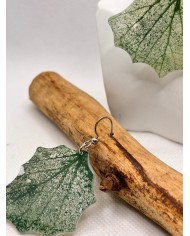 EDICIÓN LIMITADA pendientes de hoja natural esqueletizada