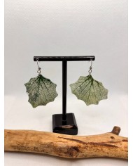 EDICIÓN LIMITADA  pendientes artesanos de hoja natural