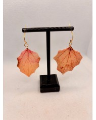 EDICIÓN LIMITADA pendientes artesanos de hoja natural