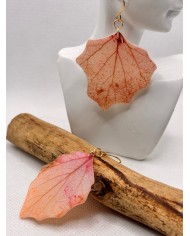 EDICIÓN LIMITADA pendientes artesanos de hoja natural