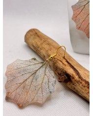 EDICIÓN LIMITADA  pendientes artesanos de hoja natural