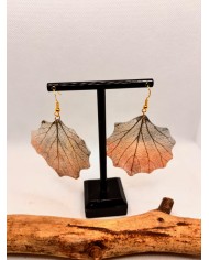 EDICIÓN LIMITADA  pendientes artesanos de hoja natural