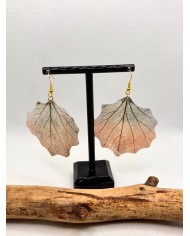 EDICIÓN LIMITADA  pendientes artesanos de hoja natural