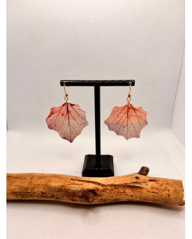 EDICIÓN LIMITADA pendientes artesanos de hoja natural