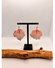 EDICIÓN LIMITADA pendientes artesanos de hoja natural