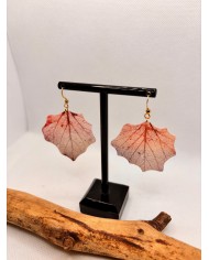 EDICIÓN LIMITADA pendientes artesanos de hoja natural