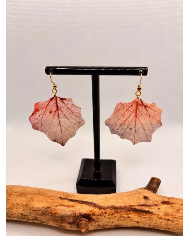 EDICIÓN LIMITADA pendientes artesanos de hoja natural